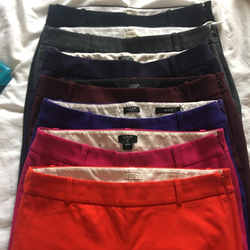 J. Crew Minnie Pants size 6